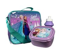 TDL Ensemble sac repas avec boîte à sandwich et gourde Motif La Reine des neiges Spirit of The Season