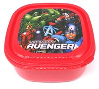 TDL Marvel Avengers Boîte À Déjeuner - Licence Officielle - 13.5 x 13.5 x 6 cm - sans PVC - PP Plastique - Sandwich Box
