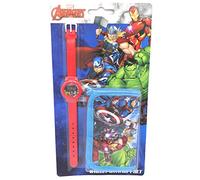 TDL Marvel Avengers Ensemble-Cadeau l'horloge + Portefeuille - Licence Officielle -Watch & Wallet