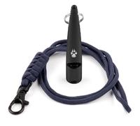 TDL Sifflet de dressage pour chien avec cordon - Sifflet pour chien avec son fort, solide et son de grande portée - Sifflet de rappel idéal pour chiens à haute fréquence pour la plupart des races -