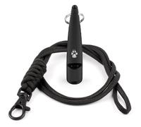 TDL Sifflet de dressage pour chien avec cordon - Sifflet pour chien avec son fort, solide et son de grande portée - Sifflet de rappel idéal pour chiens à haute fréquence pour la plupart des races -