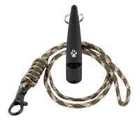 TDL Sifflet de dressage pour chien avec cordon - Sifflet pour chien avec son fort, solide et son de grande portée - Sifflet de rappel idéal pour chiens à haute fréquence pour la plupart des races -
