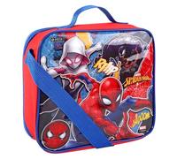 TDL Spider-Man 809941 Ensemble repas 3 pièces Sac à déjeuner, bouteille de boisson, boîte à sandwich, école,