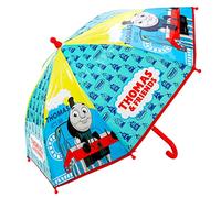 TDL Thomas Parapluie pour enfants Parapluie POE dôme transparent léger, bleu, S
