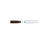 KAI Fourchette à découper Shun Premier Tim Mälzer 16,5 cm Acier inox Pakkawood marron
