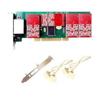 TDM800P Carte Analogique,8 Ports FXO,Carte Asterisk,PCI FXO FXS Carte Asterisk PBX IP PABX Issabel FreePBX Solution de téléphonie