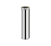 TDPS1000 Conduit double paroi isolé pour poêle à bois longueur 100 cm Ø200 - à l'unité