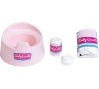 Tdrfl-1689 Baby Coralie Set Pot De ChambreComprend Pot De Chambre,Couche Et Flacon PoudreurJouet Pour Enfants À Partir De 3 Ans