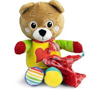 TDRFL-17761-Peluche Ourson-Bob The Bear-Peluches Bébé,Cadeau Naissance,Jouet D'Éveil Éducatif,Bébé Jouet 0 Mois,Jeu Premier Âge,100% Lavable En Machine