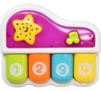 TDRFL-Baby Piano-Jouet Musical Portable Pour Nourrissons Et Tout-Petits-Piano Interactif Avec Lumières,Chansons Et Modes Apprentissage-Instrument Musique Voyage Pour Bébés 6+ Mois
