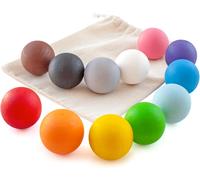 TDRFL-Balles En Bois Pour Trieuses Jeux Montessori 1 An+Educatif Sensorielle Bebe Jouet En Bois Pour Apprentissage Du Comptage Et De Tri Couleur ¿ 12 Boules