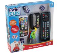 TDRFL-Infinifun-Mon Kit High Tech-Téléphone,Télécommande Et Clés-Découvrir Les Animaux,Chiffres,Couleurs Et Formes-Jeux Educatif Pour Enfant-I13900