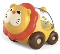 TDRFL-Lisciani-Voiture Lion Et Jeu De Logique Pour Bébé-Jeu Educatif-Développement Sensoriel-Petite Voiture Avec Billes-De 1 À 4 Ans-Carotina Baby