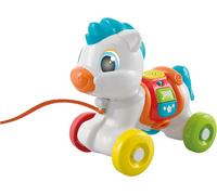 TDRFL-Mon Poney À Tirer-Jouet D'Eveil-Jeu Premier Age-Inciter Bébé À Se Lever Et À Marcher-Animal Avec Ficelle Et Roulettes-Pour Enfants Dès 6 Mois