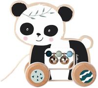 TDRFL-Panda Roulant-Bois-Roulettes-Dès 12 Mois-100003806