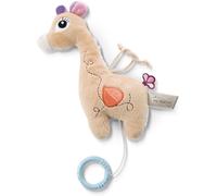 TDRFL-Peluche Musicale 2D Sasuma La Girafe 20 Cm Dès La Naissance-Garçons Et Filles-Jouet Musical Bébés-Aide Au Sommeil Pour Jeunes Enfants-Idéal Lit,Poussette,Berceau-Berceuse Mozart