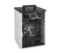 TDS 20 Aérotherme Électrique Professionnel 3,3 kW - Chauffage Soufflant de Chantier, Garage, Atelier - Thermostat Réglable, Ventilateur Seul, Air Propre, IP24 - Montage Mural/Plafond