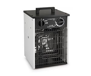 TDS 20 Aérotherme Électrique Professionnel 3,3 kW - Chauffage Soufflant de Chantier, Garage, Atelier - Thermostat Réglable, Ventilateur Seul, Air Propre, IP24 - Montage Mural/Plafond