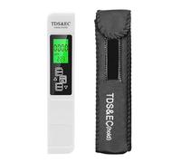 TDS&EC Testeur de Qualité de L'Eau, 3 en 1 Écran LCD TDS EC Mètre Digital Testeur Numérique Mesureur de Température, Metre pour Tester le TDS/EC de L'eau Potable/Aquarium/Piscine