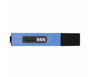 TDS Testeur de qualité de l'eau, mesure de dureté de l'eau HH et DH, résolution PPM 1 % précision de lecture 0-9990 PPM avec LCD pour piscine, aquarium (bleu)