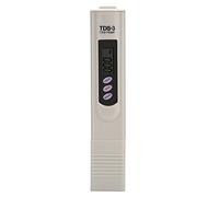Zerodis TDS Testeur Multifonctionnel Digital Mètre,Testeur de Qualité de l'eau ProfessionnelTesteur de Pureté 0-9990ppm Gamme de Mesure Mètre avec Affichage LCD pour l'eau du Robinet Eau Aquariums