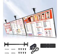 TDSYOCG Cadre Lumineux LED Ultra Slim, Affichage d'affiche Illuminé, Panneau de Menu Rétroéclairé LED, pour Restaurant, Café, Magasins et Espaces Commerciaux avec Écran Publicitaire Numérique