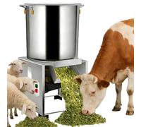 TDSYOCG Hachoir légumes électrique Professionnel - Processeur Aliments volailles, broyeur élevage 4 Lames 3500 TR/Min, broyeur Acier pour Nourriture bétail et légumes, équipement agricole