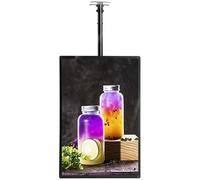 TDSYOCG Panneau Publicitaire LED TV Light Box, Cadre Lumineux LED Slim à Encliquetage, Panneau de Menu Mural 3D en Aluminium, Enseigne de Restaurant pour Cafés et Magasins avec Affichage Numérique