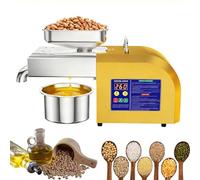 TDSYOCG Presse-Huile Commerciale Automatique 1100W en Acier Inoxydable | Pressage Froid et Chaud | pour Périlla, Colza, Graines Thé, Cerneaux Noix, Amandes | Extracteur d'Huile avec Nettoyage Facile