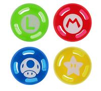 TDTOK Lot de 4 capuchons pour manette Joystick Nintendo Switch & Lite et coque en silicone souple pour manette Joy-Con Multicolore 1.