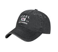 TDTRADD Casquette de baseball unisexe avec drapeau de la Corée du Sud de Séoul - Casquette de baseball réglable et respirante pour adulte femme et homme, multicolore, Taille unique