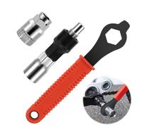 TDUNSYA Extracteur Manivelle Velo, Extracteur Pedalier, Extracteur de Manivelle de Vélo, Outil Réparation de Vélo Démonte Pédalier VTT, avec Clé de 157 mm Convient pour Enlever La Manivelle de Vélo