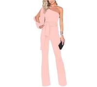 Tdvcpmkk Combinaison pour femme - Jambe large - Épaules dénudées, pnnrk, M