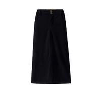 Tdvcpmkk Jupe droite mi-longue en velours côtelé pour femme Automne et Hiver, Noir , 44
