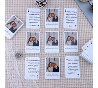 TDXHHW Alternative au livre d'or de mariage, cartes à jouer personnalisées, cartes vierges, cartes de poker personnalisées, souvenir de mariage unique