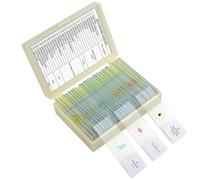 Tdyatocept Lames de Microscope pour Enfants, Lames de Préparation en Verre pour Accessoires de Microscope Adaptées à Toutes Les Types de Microscopes