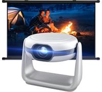 Tdyon Vidéoprojecteur extérieur sans fil autofocus correction trapézoïdale Full HD 1080P 4K WiFi6 Bluetooth Home Cinéma