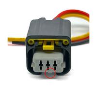 TE 3 broches FCI capteur de vilebrequin automatique prise faisceau de câblage connecteur électronique étanche 1801179-1 1801179 compatible avec Citroen Peugeot ( Color : Gray , Size : 1 Pc With 15cm W