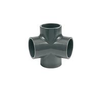 Té 4 voies PVC pression 90° Ø 50 mm - Fitt