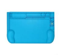TE-604 Tapis de soudure résistant à la chaleur pour station de travail de réparation électronique avec silicone antidérapant pour téléphones, montres, ordinateurs et travaux de soudure