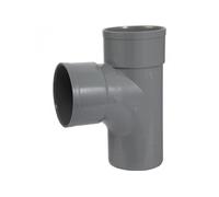 Té 87.30° en pvc à coller, femelle / mâle, D100