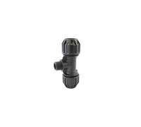 Té 90° Compression PE avec Dérivation Mâle BSP | PN16 - Ø A: 40mm | Ø B: 1''1/2