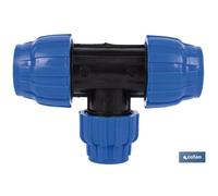 Te 90° Réduit Pp Pn16 75 X 63 X 75