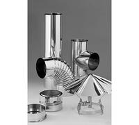 Té à 90° débouchure femelle Tyral Inox 304 diamètre 200 Réf 033020