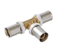 Té à sertir égal Fluxo laiton diamètre 20x20x20mm réf. FLT20