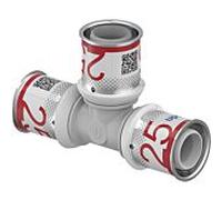 Té à sertir Uponor S-Press PLUS 1039946 25 x 25 x 25 mm, PPSU