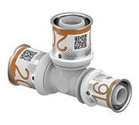 Té à sertir Uponor S-Press PLUS 1039951 20 x 20 x 16 mm, réduit, PPSU