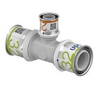 Té à sertir Uponor S-Press PLUS 1039959 32 x 20 x 32 mm, réduit, PPSU