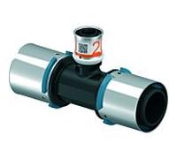 Té à sertir Uponor S-Press PLUS 1039962 40 x 20 x 40 mm, réduit, PPSU