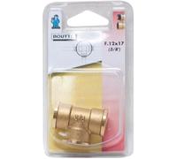 Té à visser - BOUTTE - laiton - 12x17 - femelle